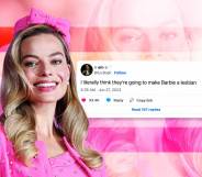 Fans have picked up on several hints that suggest Margot Robbie's Barbie is a lesbian. (Warner Bros)