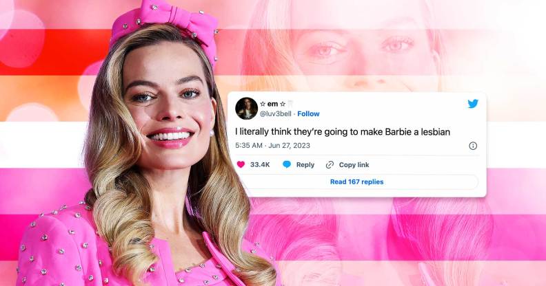 Fans have picked up on several hints that suggest Margot Robbie's Barbie is a lesbian. (Warner Bros)