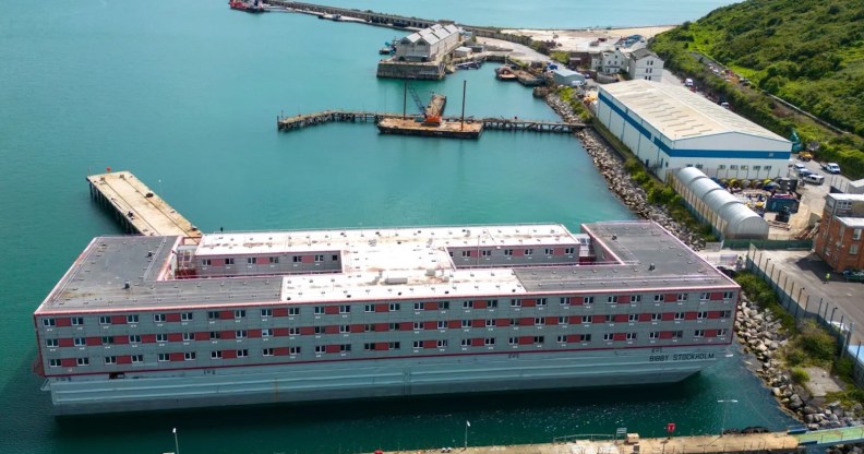 Bibby Stockholm migrant barge