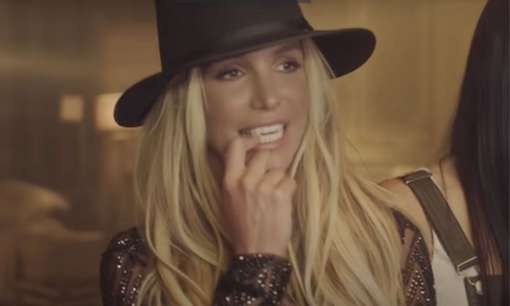 Britney Spears in a still from the official Make Me music video.