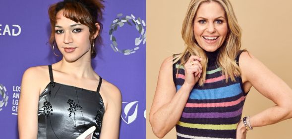 On the left, Miss Benny and on the right Candace Cameron Bure