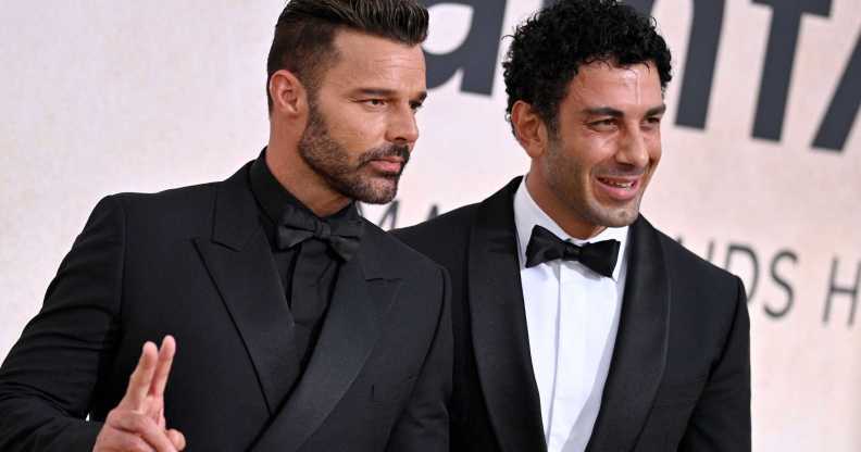 Ricky Martin and Jwan Yosef