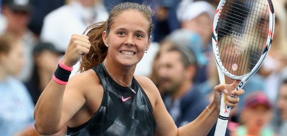 Gay Russian women's tennis player Daria Kasatkina at the 2017 US Open at the USTA Billie Jean King National Tennis Center on September 2, 2017 in the Flushing neighborhood of the Queens borough of New York City.
