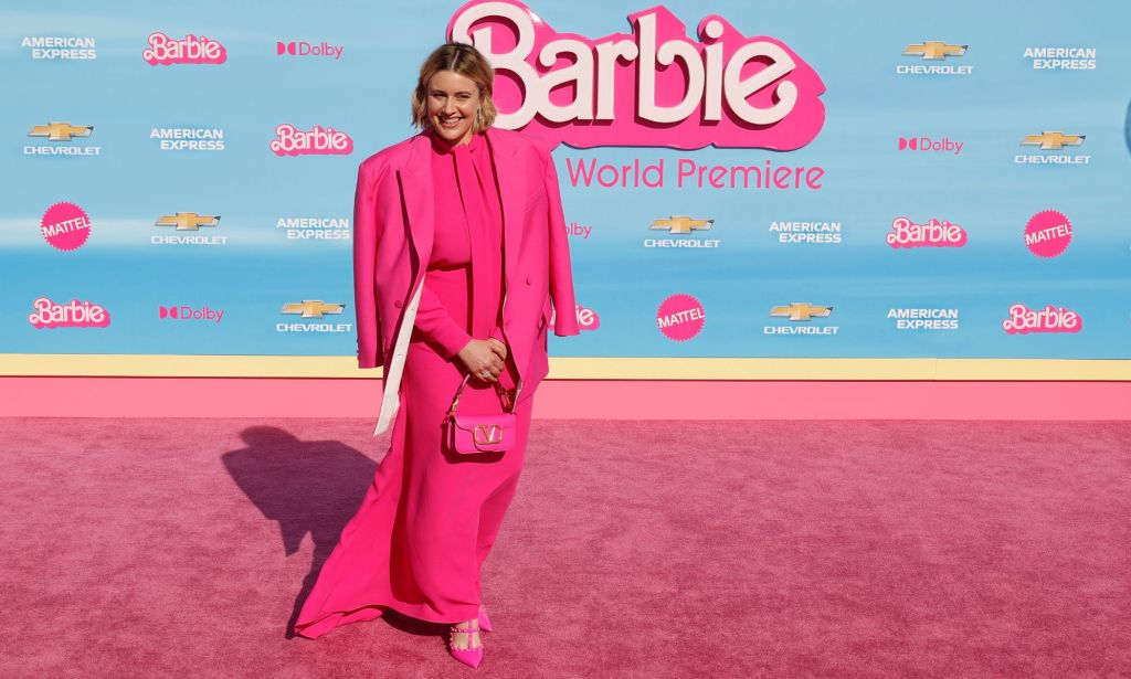 Greta Gerwig at the Barbie premiere. 