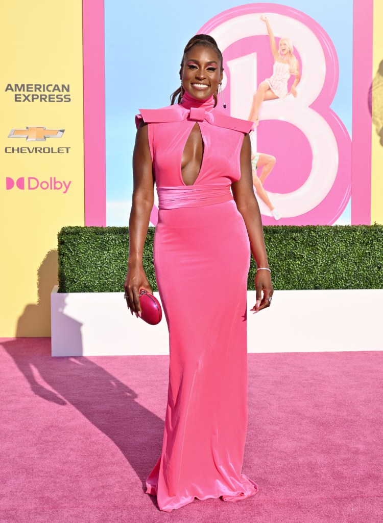 Issa Rae at the Barbie premiere.