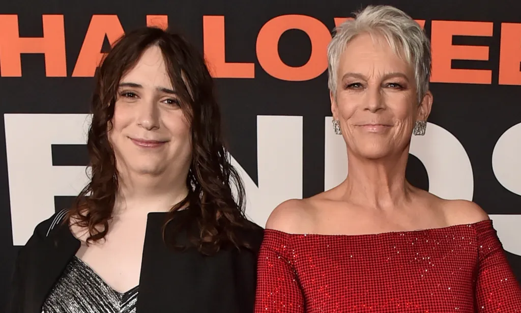 Trans daughter Ruby Guest (L) with Jamie Lee Curtis (R).
