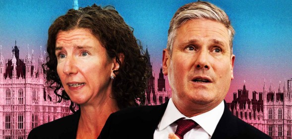 Labour shadow equalities secretary Anneliese Dodds and leader Keir Starmer.