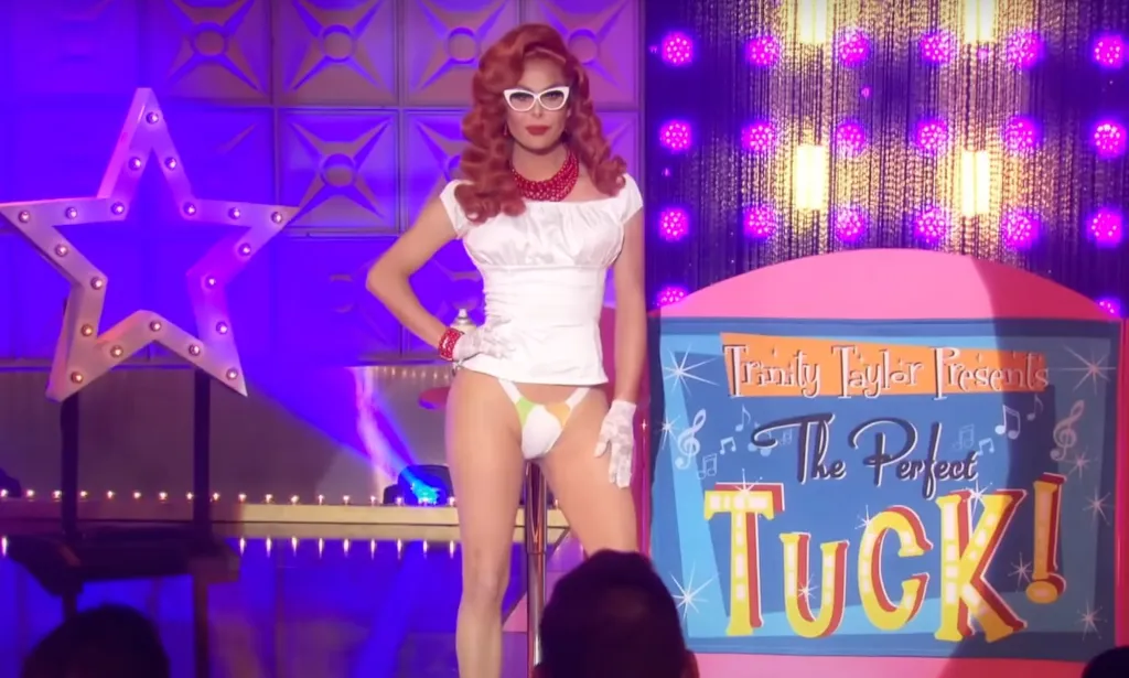 Trinity the Tuck got black penis welts from tucking on Drag Race