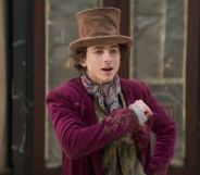 Timothée Chalamet is Willy Wonka in first WONKA trailer.