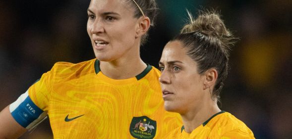 Matilda players during the 2023 Women's World Cup.