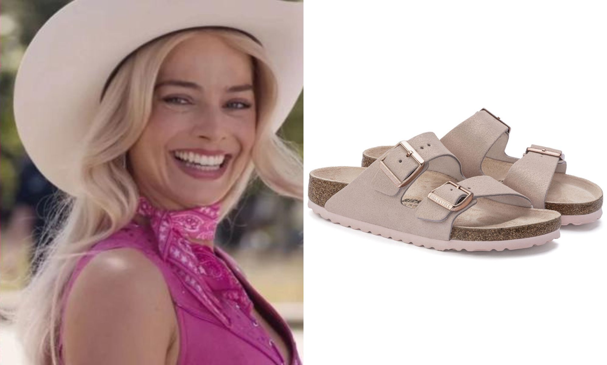 This is where to get the pink Birkenstocks worn by Margot Robbie in Barbie