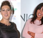 side by side images of trans Big Brother winner Nadia Almada and the show's former host Davina McCall