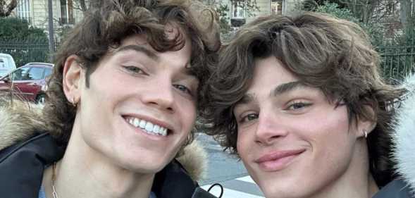 Pierre Boo (right) and (Nicki Champa) pictured together before their intention to divorce was announced