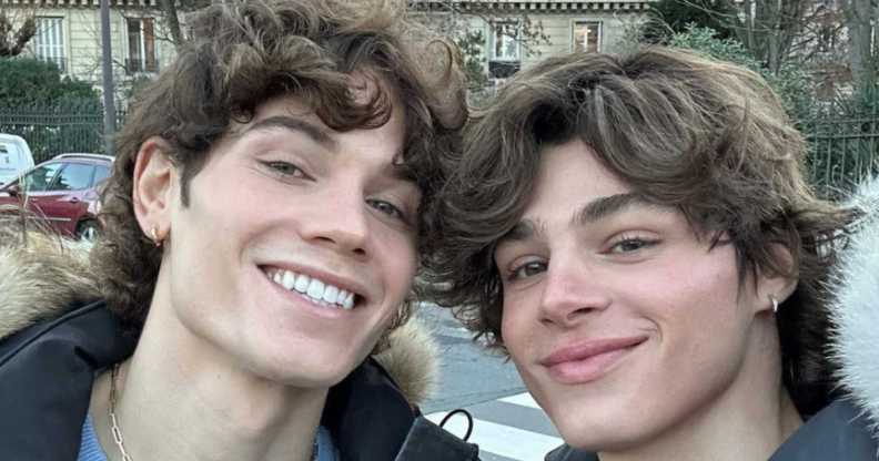 Pierre Boo (right) and (Nicki Champa) pictured together before their intention to divorce was announced