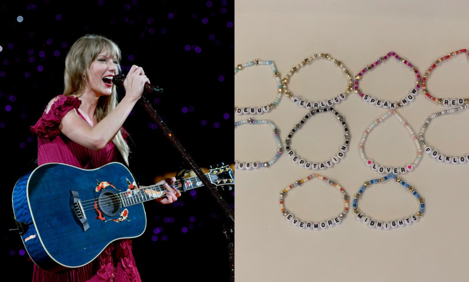 taylor swift tour bracelets