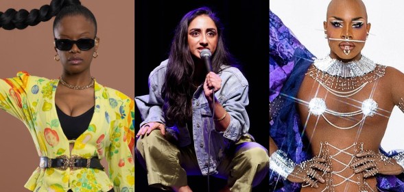 17 must-see shows by artists of colour at the Edinburgh Fringe, from stand-up to drag musicals (Getty, Supplied)