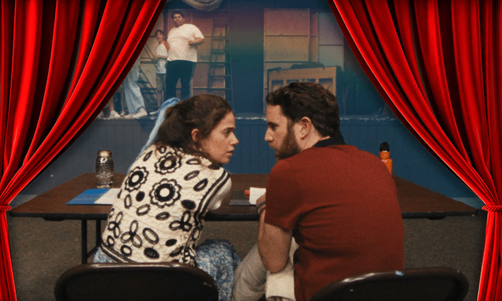 Ben Platt and Molly Gordon in Theater Camp.