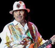 Legendary Mexican American guitarist Carlos Santana has apologised after saying that being transgender 'ain't right' at his New Jersey concert last month. (Getty Images)