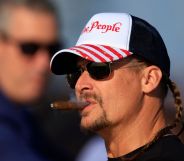 Kid Rock has been pictured allegedly drinking a can of Bug Light – mere months after he shot at cases of the beer in a transphobic rage. 