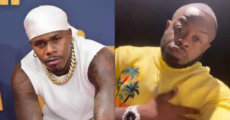 A gay model and OnlyFans performer has alleged that DaBaby cut him from a music video due to his sexuality and work in the adult industry.