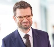 Justice minister, Marco Buschmann, smiling. Germany's Federal Cabinet has approved plans to make it easier for trans and non-binary people to change their name and gender.