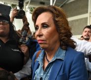 Guatemalan presidential candidate Sandra Torres