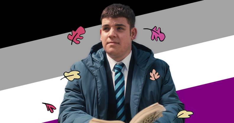 Isaac Henderson (played by Tobie Donovan) embarks on an asexual journey in Heartstopper season two. (Netflix)