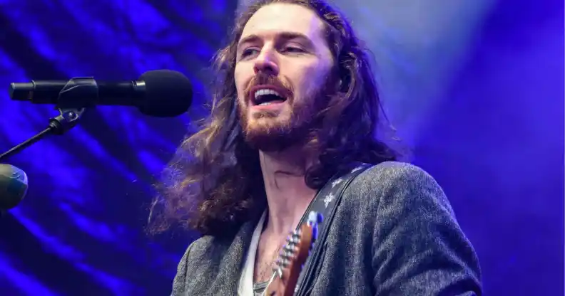 Alt rock sensation and unwavering LGBTQ+ ally Hozier explains why the fight for LGBTQ+ rights is 'never really over'. (Getty)