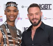John Whaite with Strictly Come Dancing partner Johannes Radebe in 202.