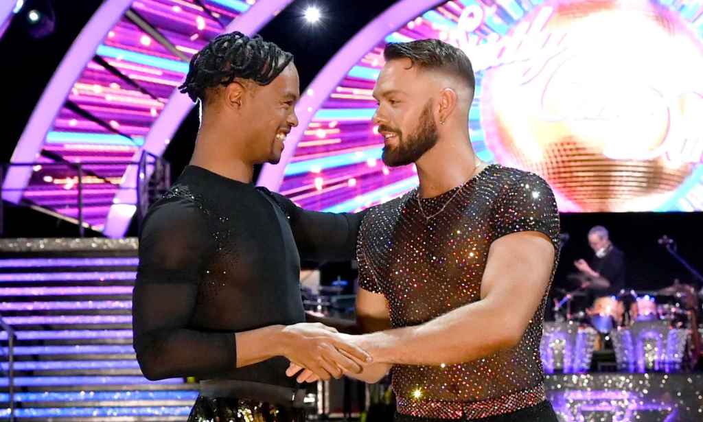 Johannes Radebe and John Whaite on the 2022 Strictly tour (Getty)