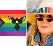 A magpie Pride flag has been created in memory of LGBTQ+ ally Lauri Carleton.