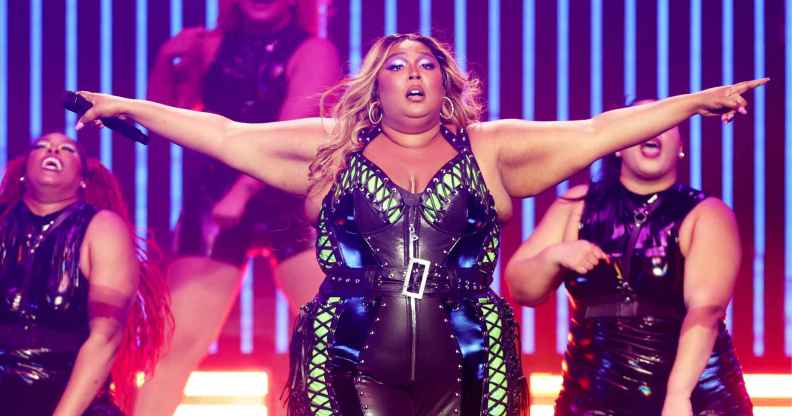 Pop superstar Lizzo has addressed allegations of sexual harassment and weight-shaming (Getty)