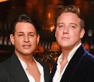 Made in Chelsea husbands Gareth (L) and Ollie (R) Locke announce birth of twins.