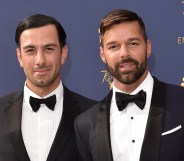LOS ANGELES, CA - SEPTEMBER 17: Jwan Yosef and Ricky Martin attend the 70th Emmy Awards at Microsoft Theater on September 17, 2018 in Los Angeles, California. (Photo by Axelle/Bauer-Griffin/FilmMagic)