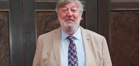 Stephen Fry feared he would be 'cursed' for being gay.