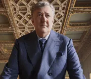 Stephen Fry plays a homophobic bully as King James III in Red, White & Royal Blue.