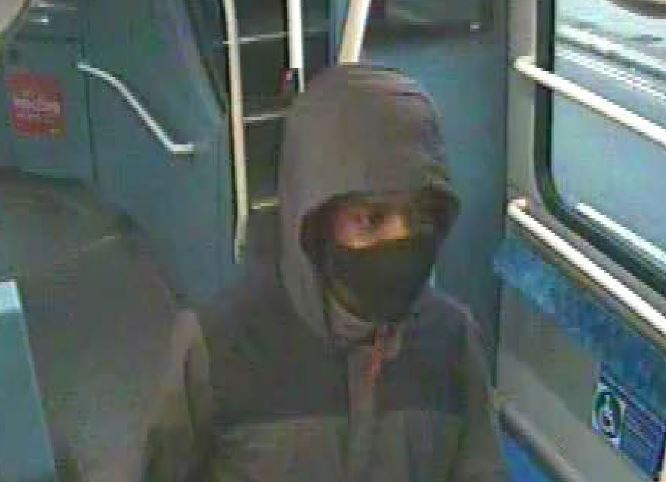 The latest image of the suspect from the Metropolitan Police shows them on a bus on Sunday evening, shortly before two people were stabbed at The Two Brewers. 