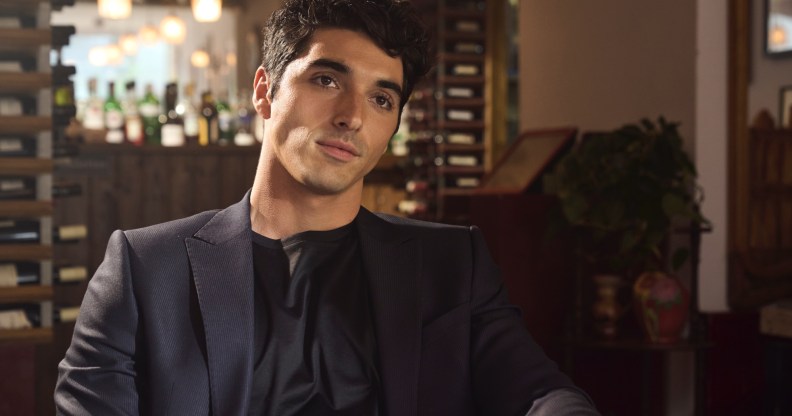 Taylor Zakhar Perez plays the bisexual king Alex Claremont Diaz in Red, White & Royal Blue.