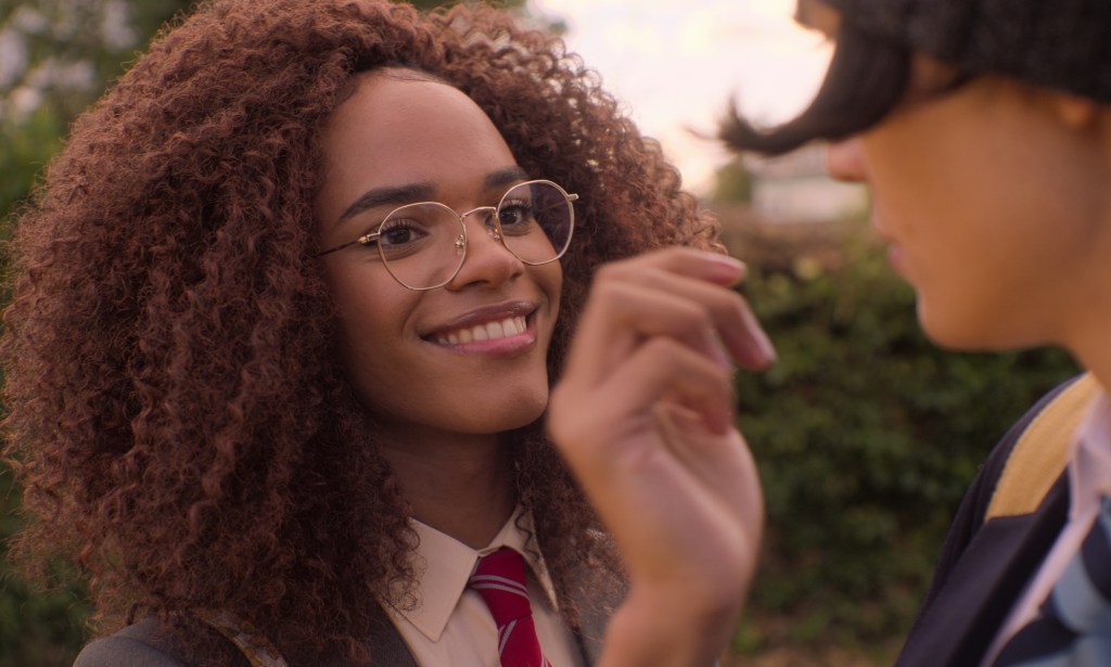 Yasmin Finney as Elle in Heartstopper season two.