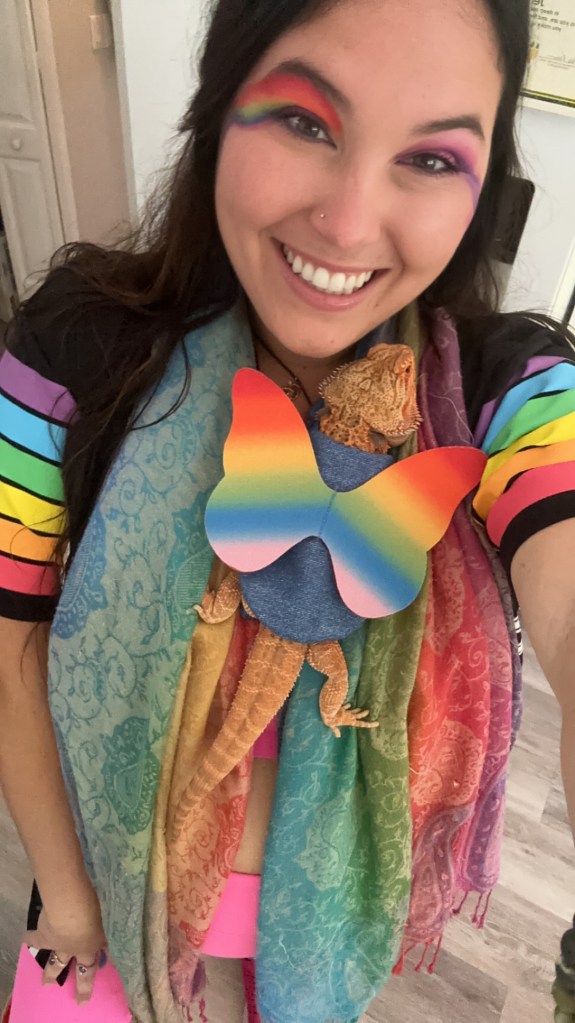 Jenna Barbee at the St. Pete Pride parade