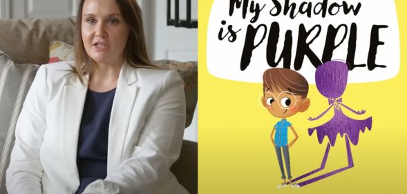Teacher Katie Rinderle was fired after reading Scott Stuart's 'My Shadow is Purple', a children's book that explores gender beyond the binary, to her fifth-grade class in Georgia.