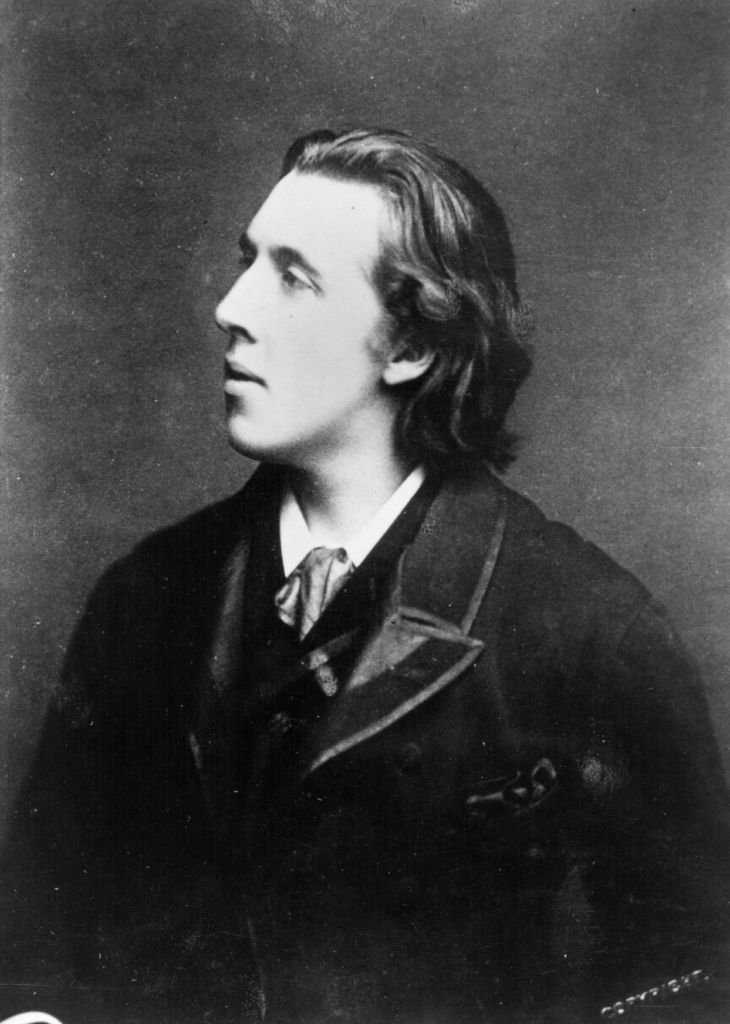 Oscar Wilde pictured around 1880.