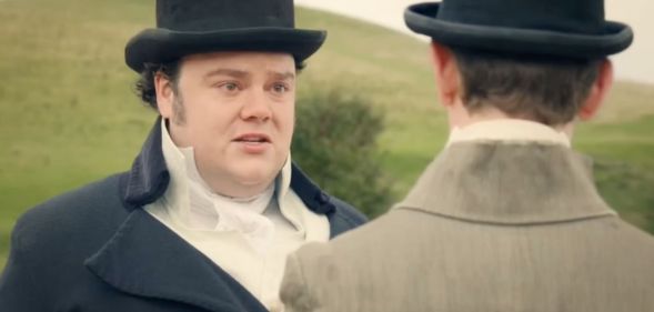Turlough Convery plays Arthur Parker, a gay man, in the Jane Austen-inspired TV series Sanditon