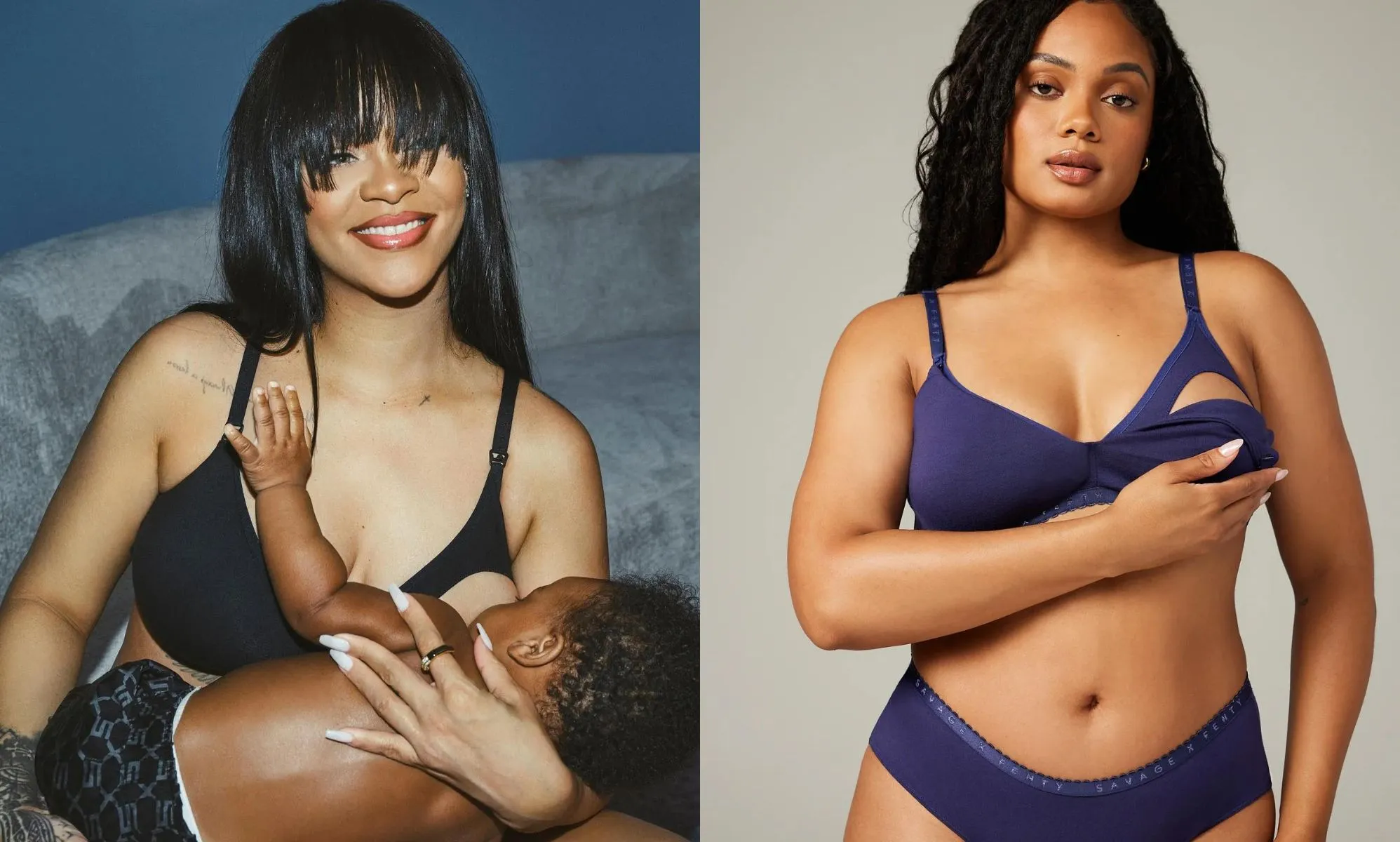 Rihanna Breastfeeds Son RZA in New Maternity Collection Pics