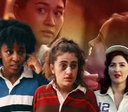 A composite of characters from lesbian-centred TV and film including Bottoms, a League of Their Own and Warrior Nun