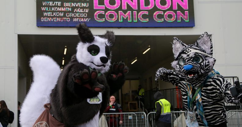 Cosplayers attend London Comic Con Spring show at Olympia London, United Kingdom on 4 March 2023