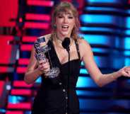 Taylor Swift at the MTV VMAs 2023.