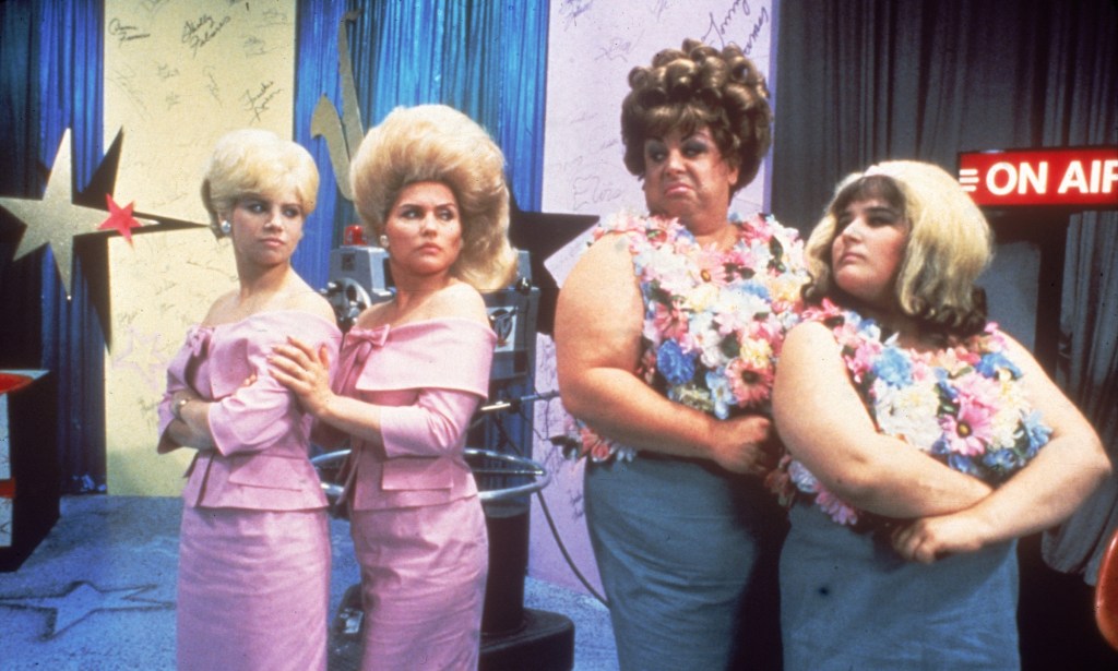 Divine (Centre L) stars in John Waters' hairspray. 