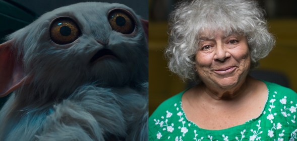 Doctor Who villain Beep the Meep (L) will be played by Miriam Gargolyes.