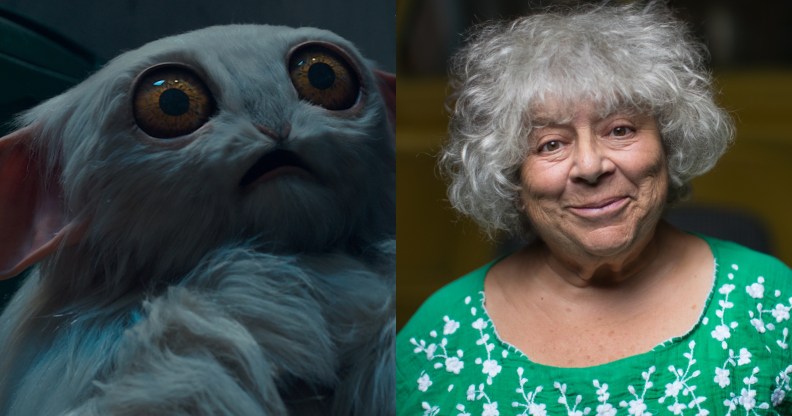 Doctor Who villain Beep the Meep (L) will be played by Miriam Gargolyes.